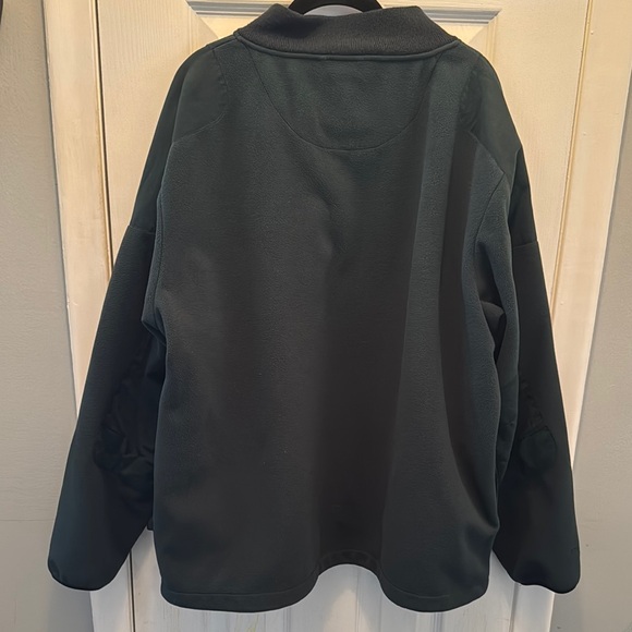 Cabela's Dark Green Lightweight Quarter zip Jacket - Picture 4 of 7